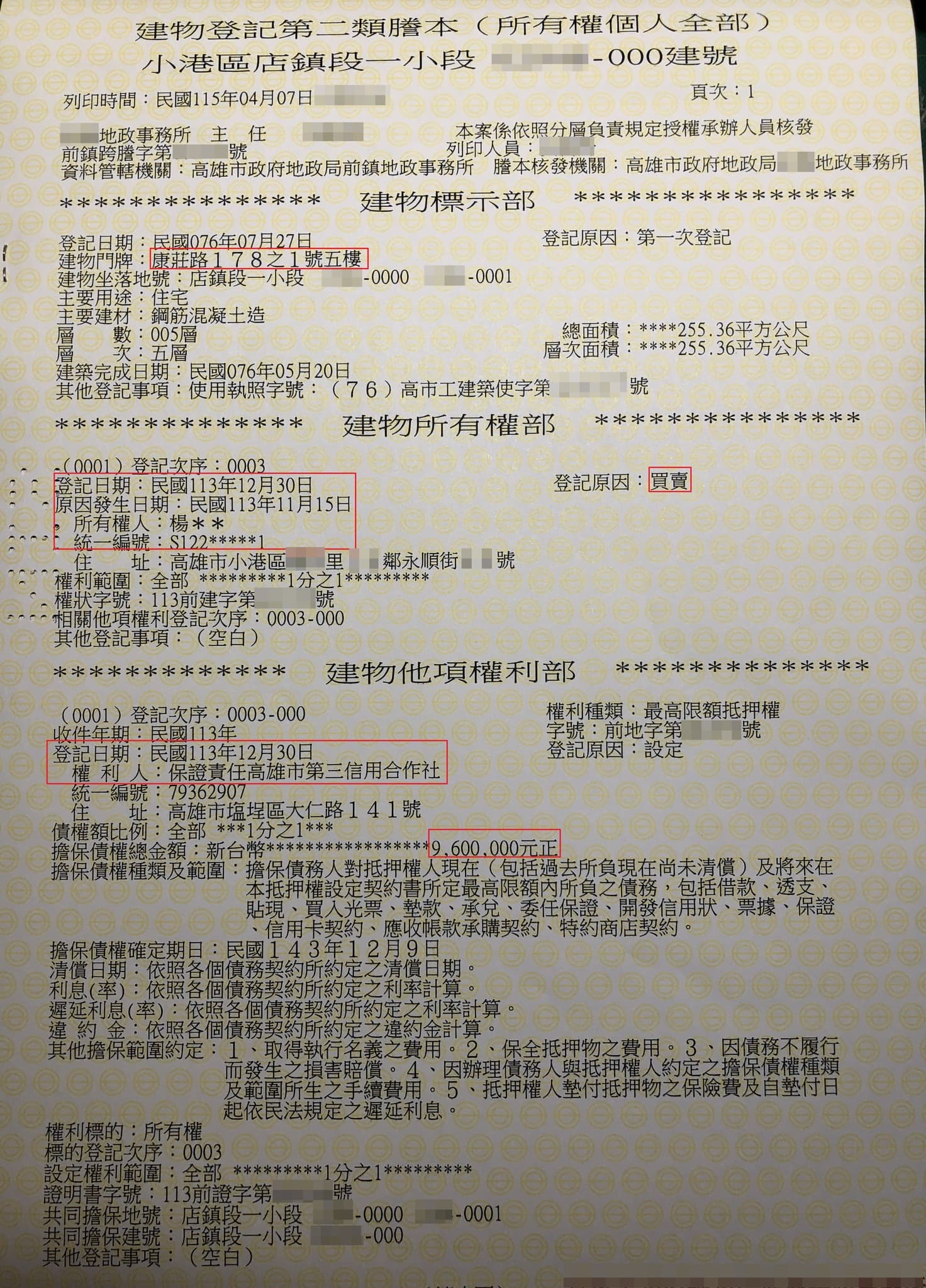 陳麗娜公公向高雄三信貸款近千萬元買下房產,遭質疑2人之間是否有實際金流。(翻攝《狼與羊的午餐投票》粉專)