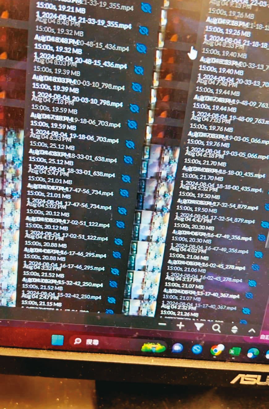 學生會辦公室的公用電腦內,被發現1千6百多個竊錄檔案。(讀者提供)