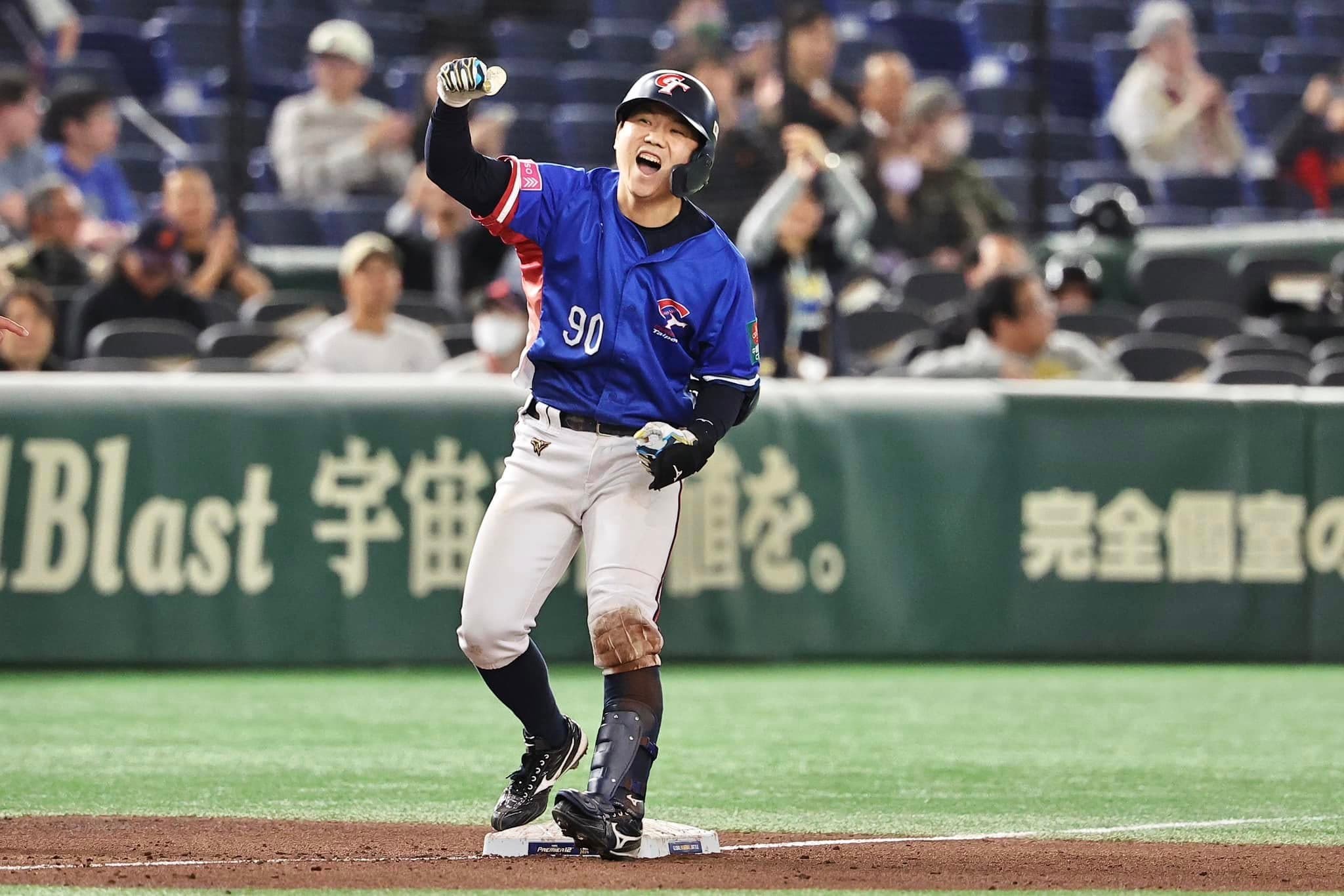 7局上江坤宇清壘安打。（翻攝自CPBL 中華職棒臉書）