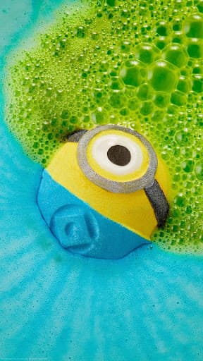 Minions x LUSH小小兵汽泡彈。NT$380(嵐舒提供)