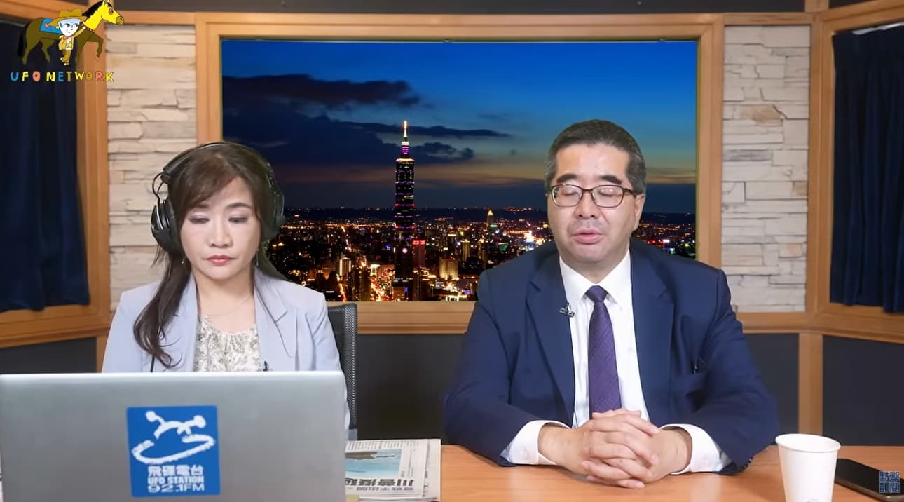 蕭旭岑強調馬英九對他恩重如山,「我永遠感念、支持他」。(翻攝自YouTube@飛碟聯播網)