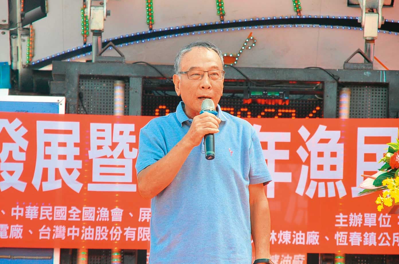 恆春鎮長尤史經支持核三廠延役。(翻攝尤史經臉書)