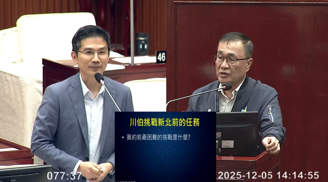 李四川表示,北市府與輝達簽約前還有2件事情要做。(翻攝自YouTube@台北市議會)