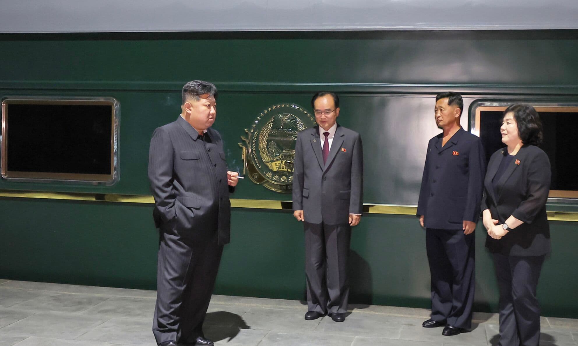 北韓官媒罕見快速證實金正恩已啟程出訪。(翻攝自朝中社官網)