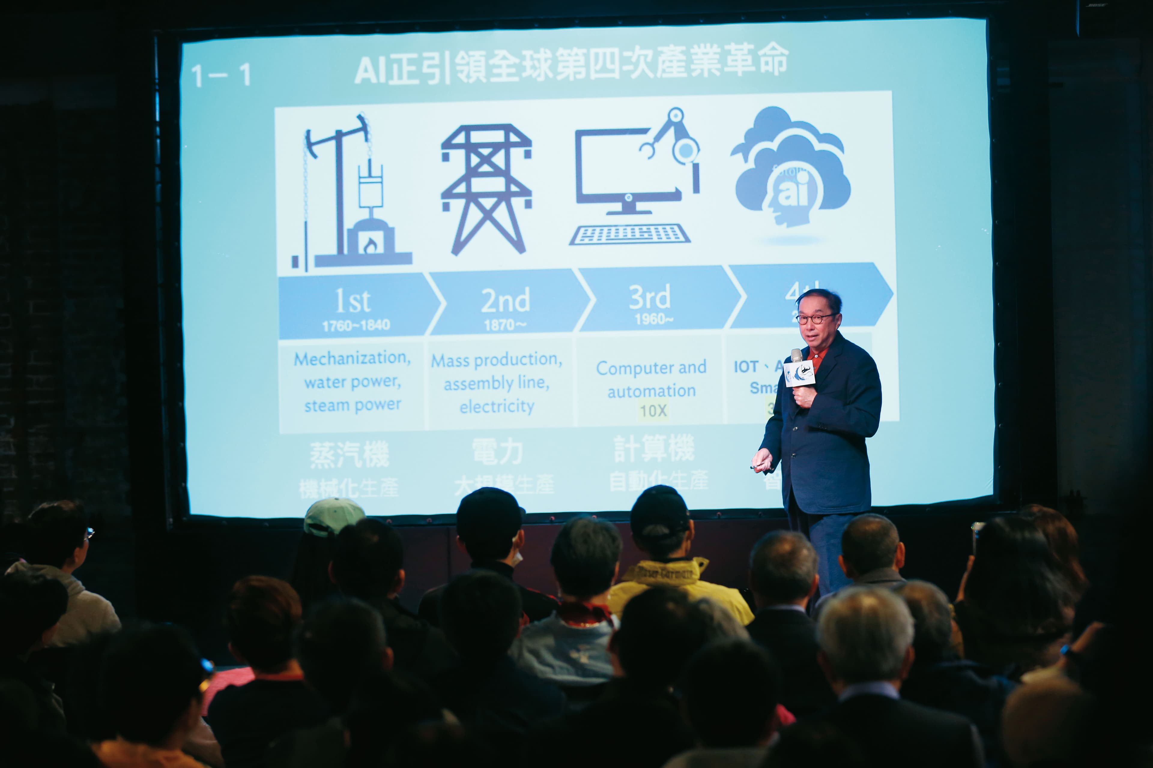 林百里樂當AI傳教士,暢談AI引爆全球新一波大革命。