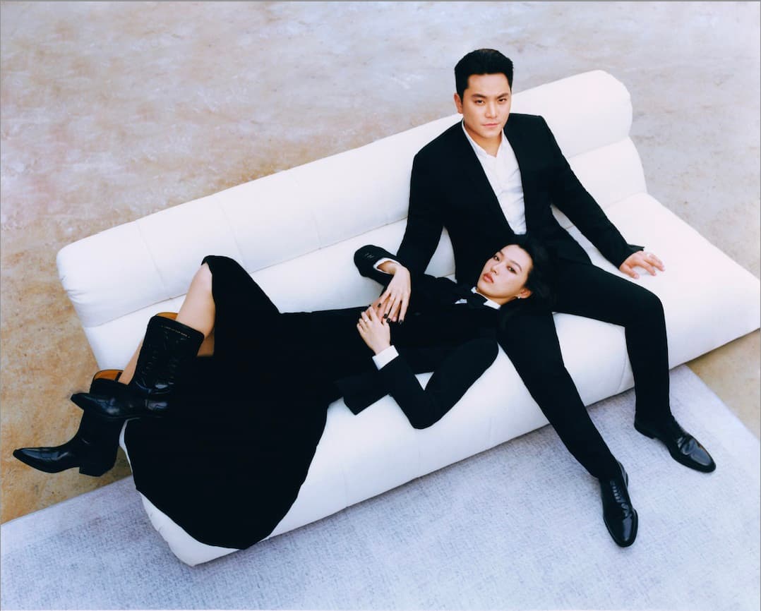 王令塵與游天翼工作都與藝術相關,婚紗照也走藝術路線。(WONDERLAND提供)