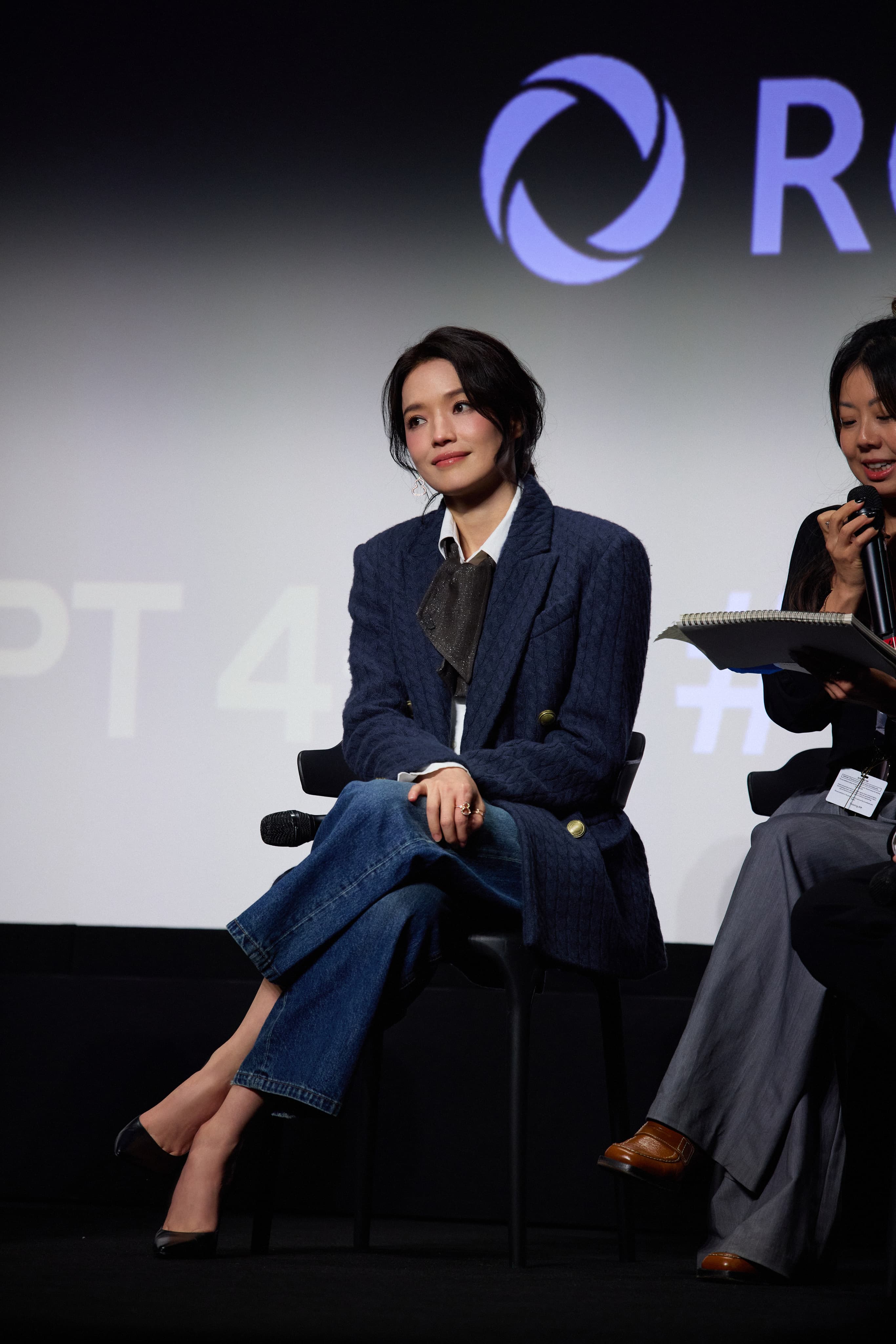 舒淇與監製葉如芬參加《女孩》北美首映的映後座談,分享創作及拍攝心得。(甲上提供)
