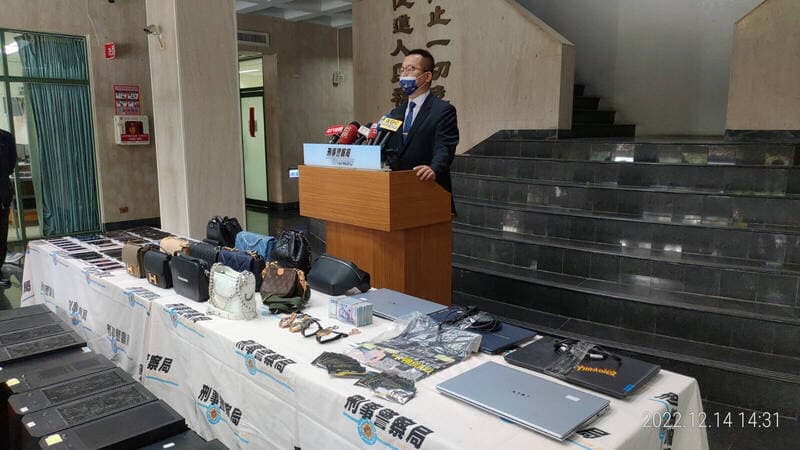 大隊長廖水池表示，將持續掃蕩詐欺犯罪，貫徹行政院識詐、堵詐、阻詐、懲詐決心。（警方提供）