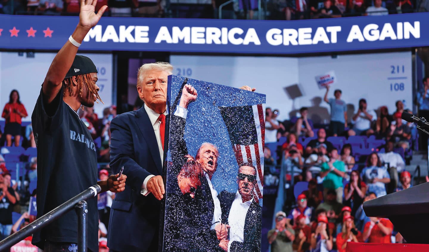 美國11月舉行總統大選,專家提醒投資人選前股市多震盪。(翻攝Team Trump臉書)