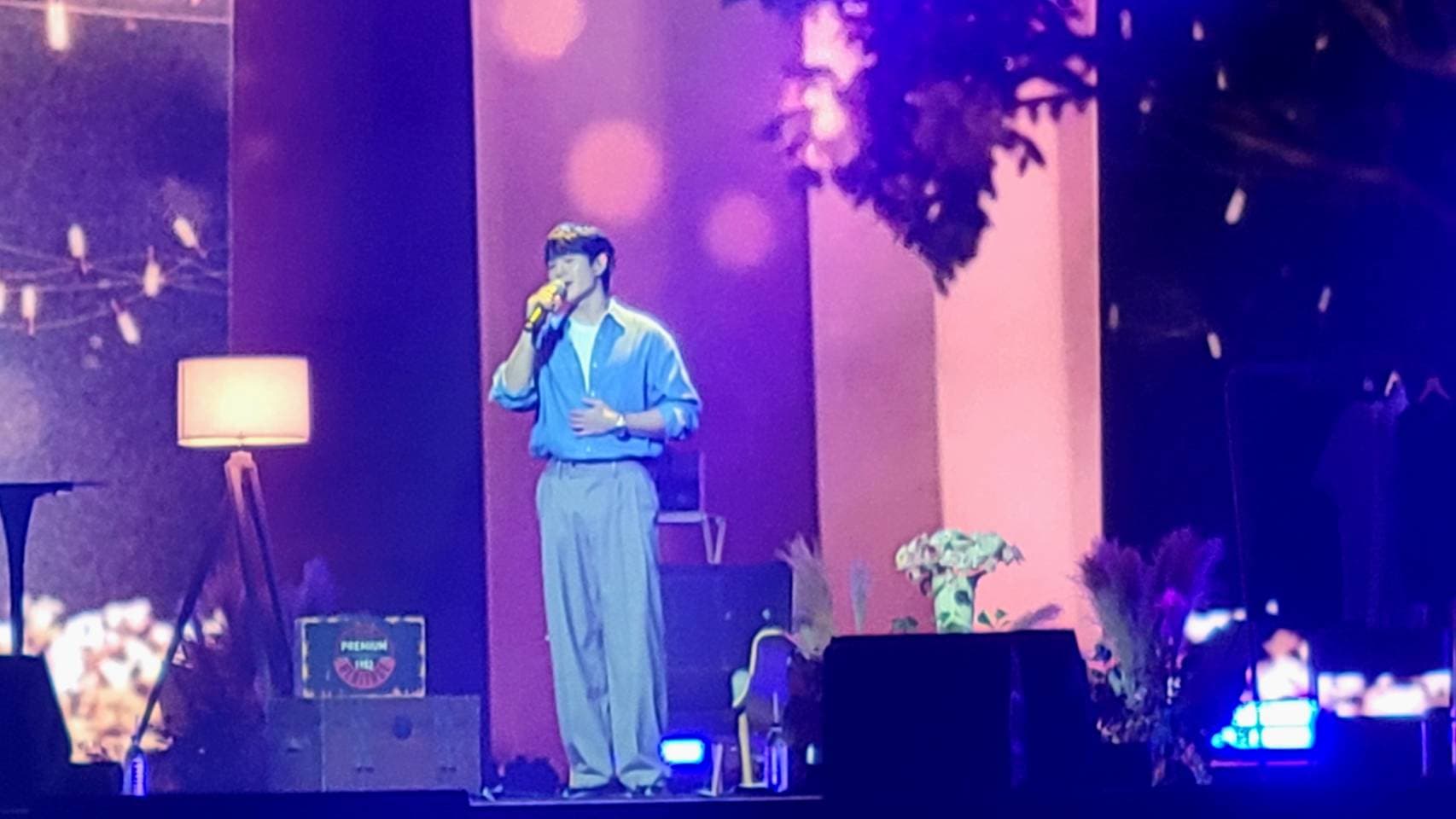 丁海寅在見面會演唱《媽媽朋友的兒子》OST與多首歌曲。(讀者提供)