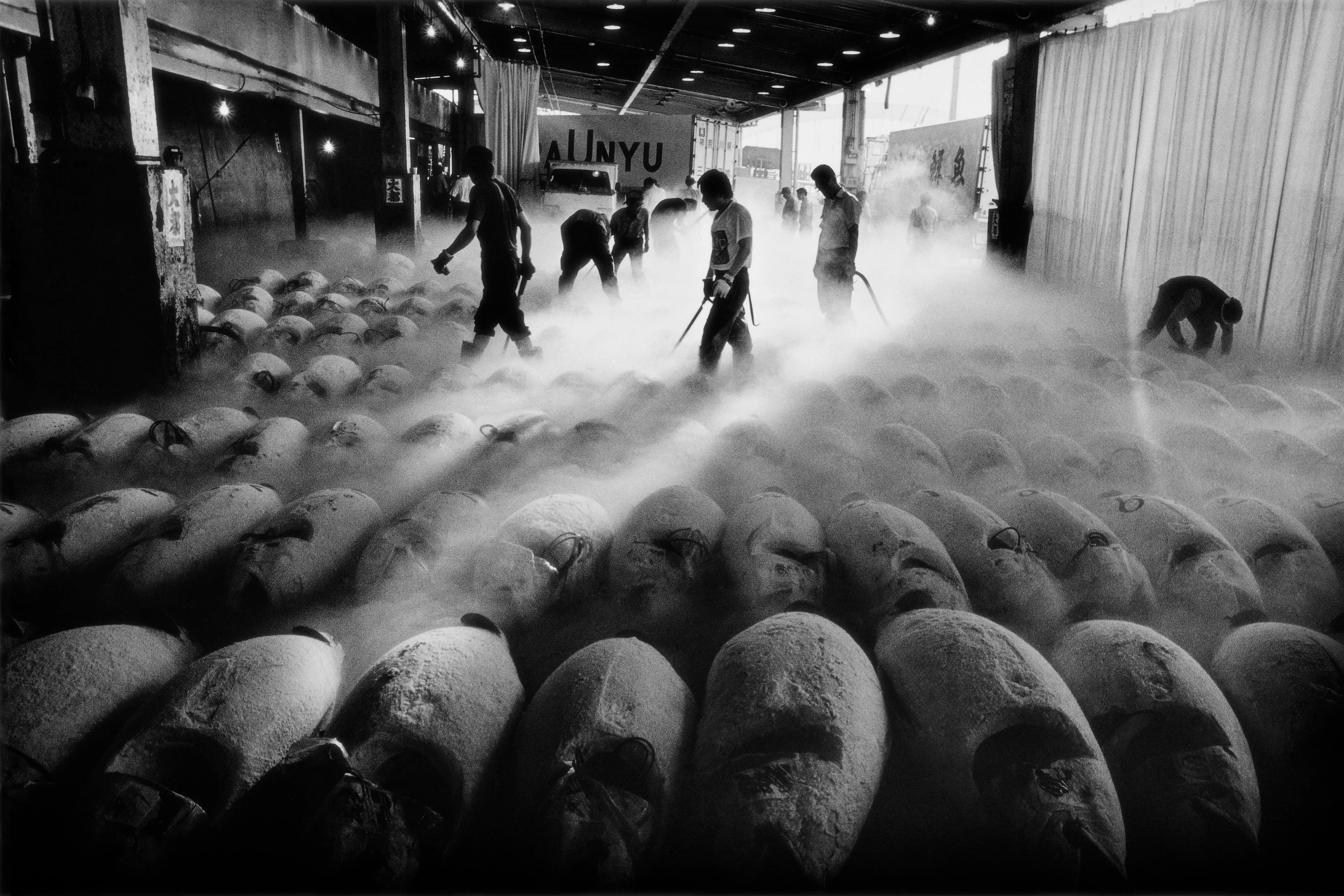沈昭作品《築地魚市場》(1993-2009)。(沈昭良提供)