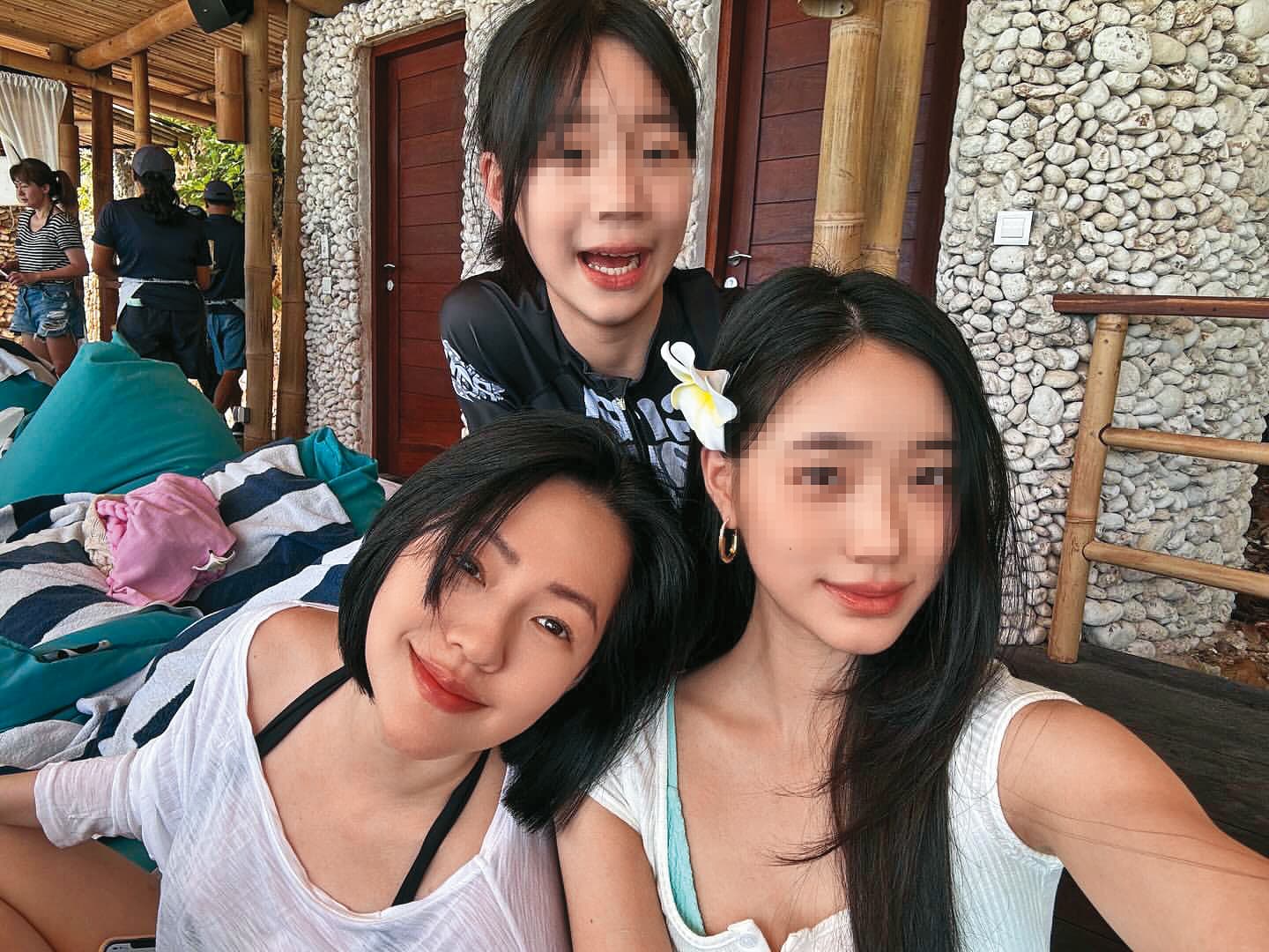 小S(左)昔日常發文曬與女兒的互動,但在大S驟逝後,社群幾乎停更。右為小S二女兒Lily、中為三女兒許曦恩。(翻攝自徐熙娣IG)