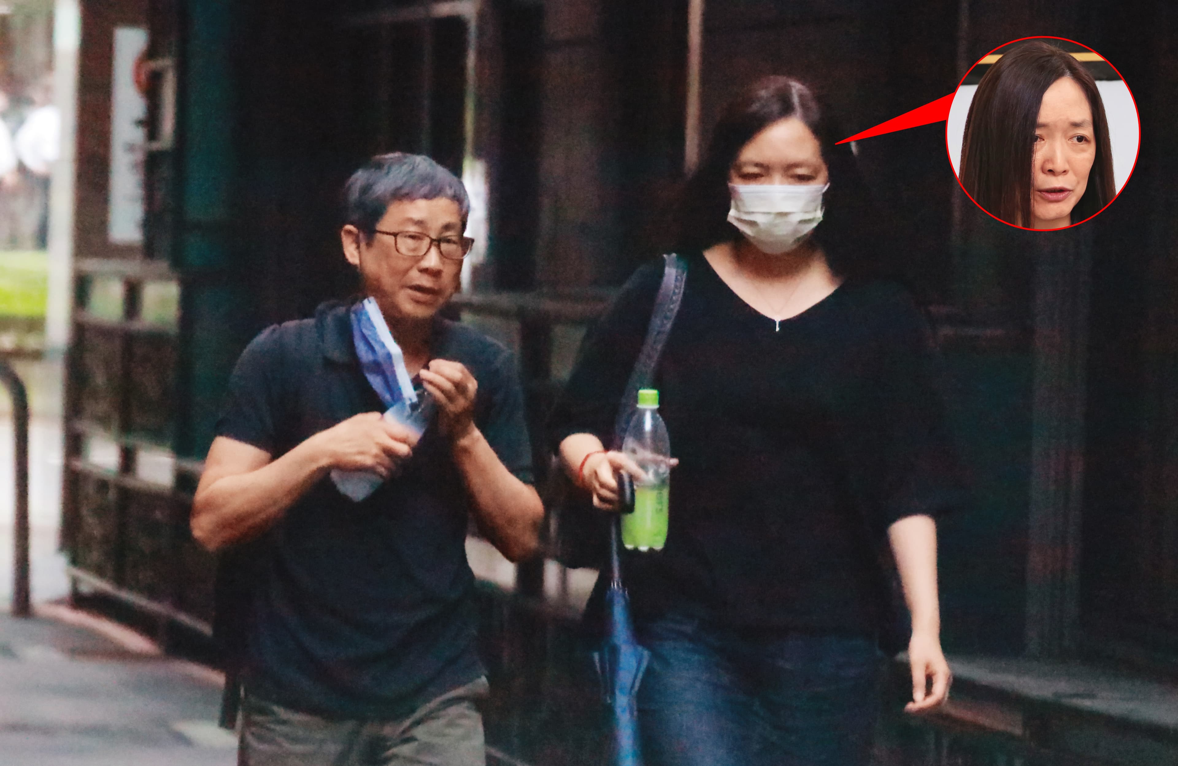 凱思國際帳房李光昕(右)潛逃至中國藏匿近10個月,成為黃國昌涉弊案的最大斷點。