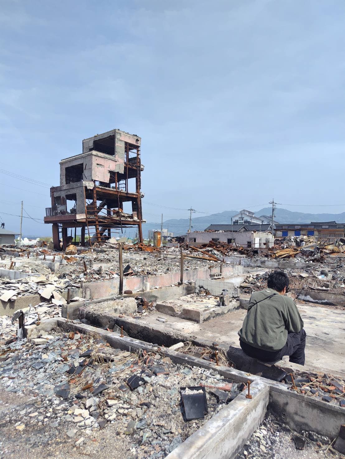 能登半島災區受損嚴重,重建速度緩慢。(讀者提供)