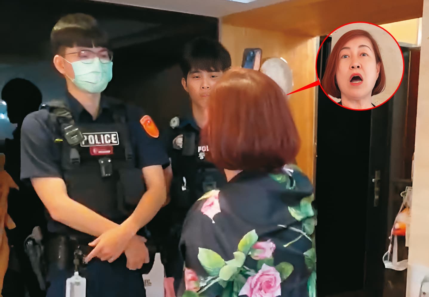 前婆婆擅闖安晨妤住處,安晨妤報警處理,但安晨妤的媽媽竟和前婆婆站同邊。