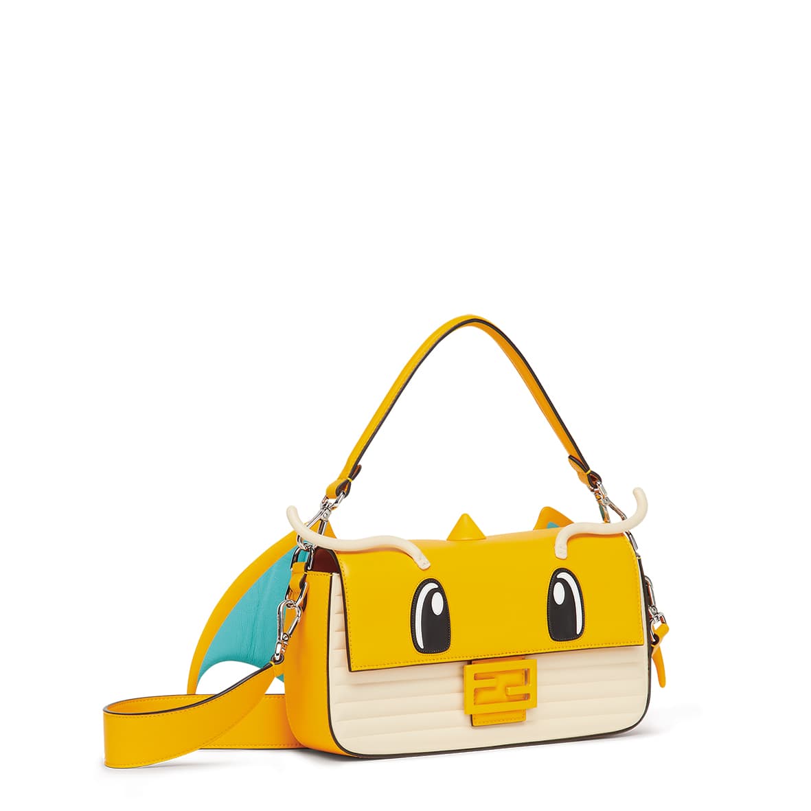 FENDI x FRGMT x POKÉMON聯名系列Peekaboo ISeeU Petite。價格店洽(FENDI提供)