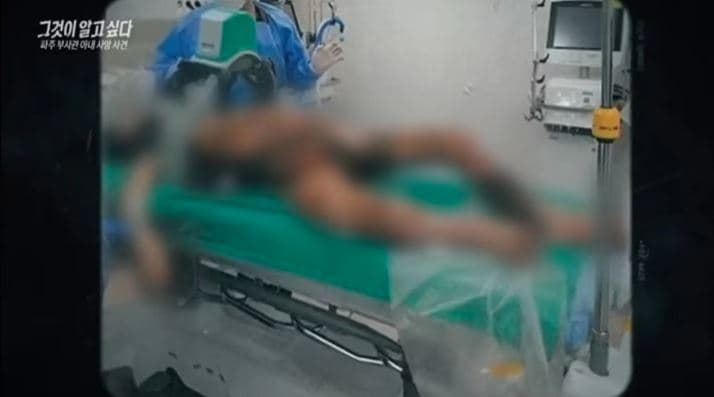 受害女子骨瘦如柴,全身上下沾滿排泄物,身上竟然爬滿了密密麻麻、數以萬計的活蛆。(翻攝自《NEWS 1》)
