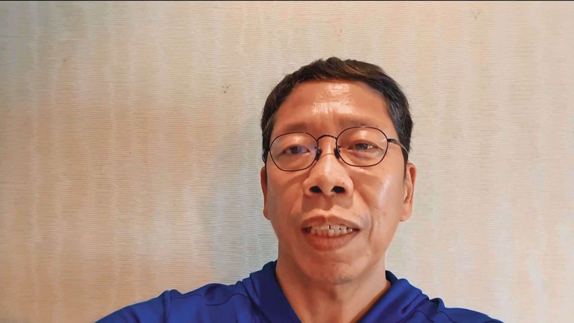 黃紹庭在中國自拍影片,澄清未涉不法,後來返台遭押,成為打臉自己的最佳鐵證。(黃紹庭提供)
