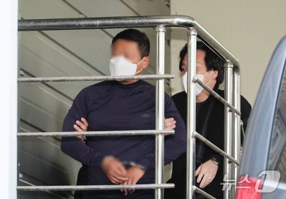 殺人的直播主B遭逮捕。(翻自《NEWS 1》)