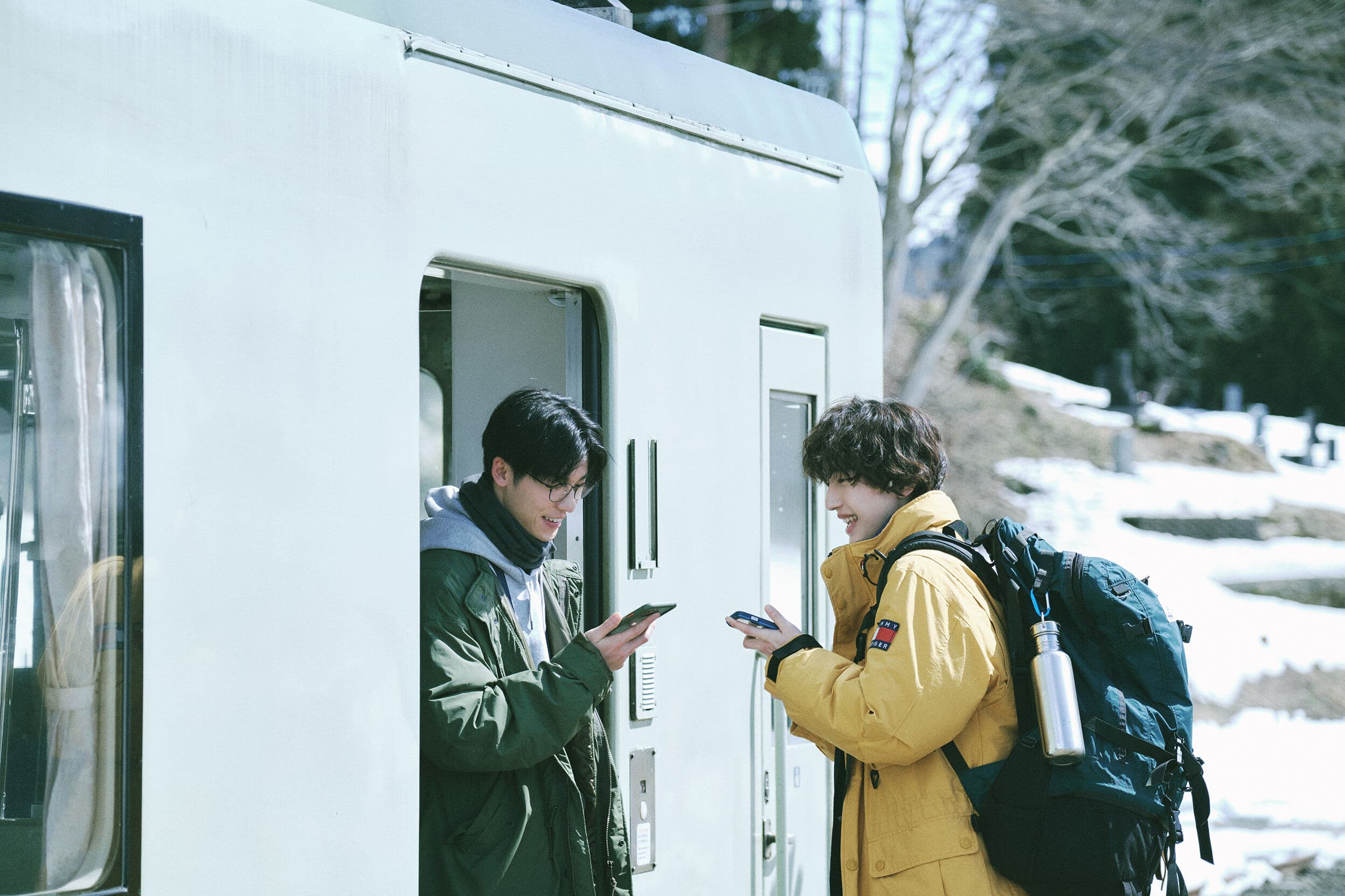 許光漢與道枝駿佑約定在退伍後會再到日本見面。(翻滾吧男孩電影有限公司 提供)