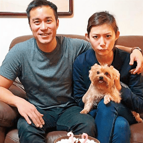 去年底,張孝全與上傳與女友Vicky的放閃照。(翻攝自網路)