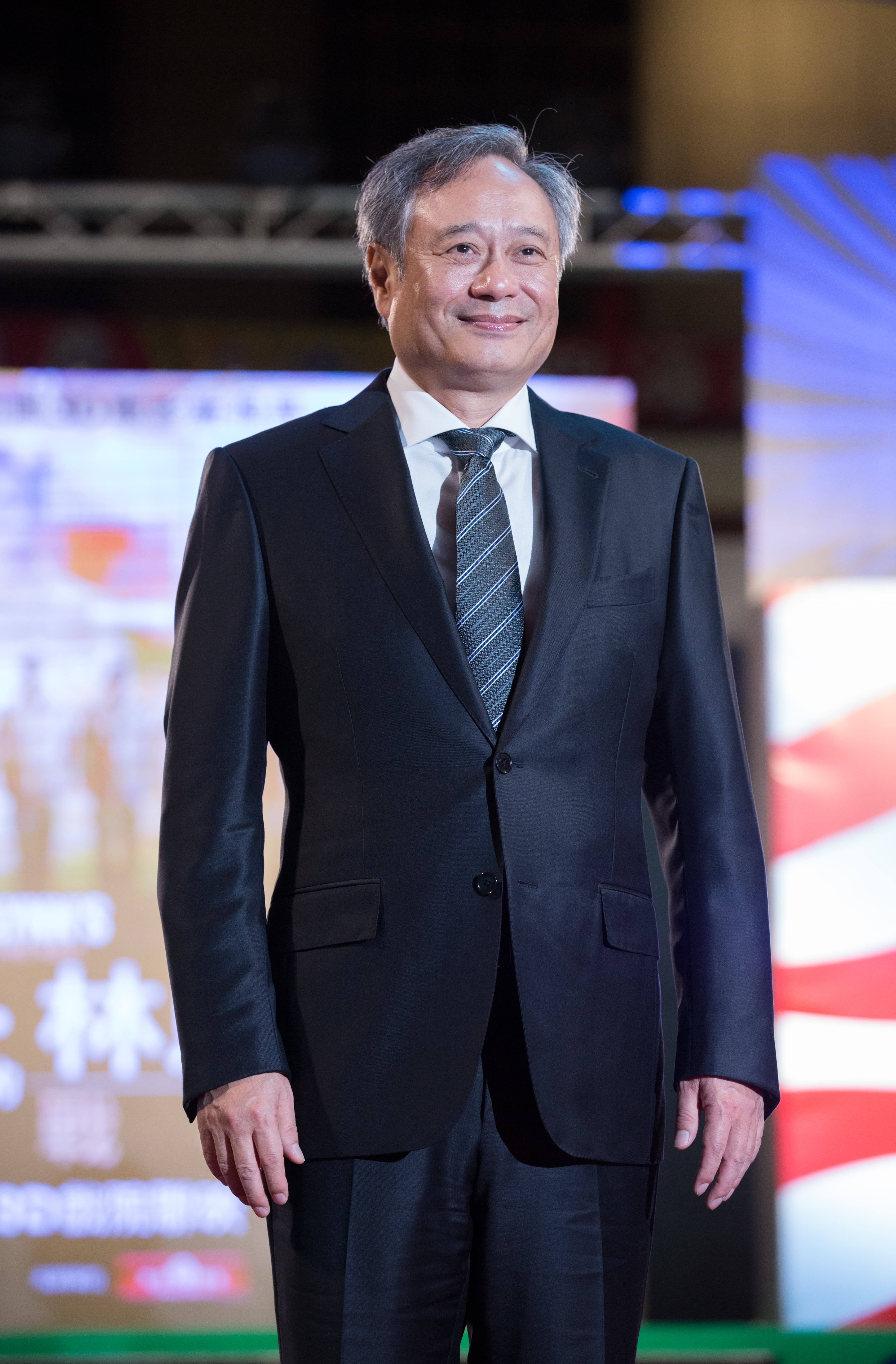 李安帶新片《比利・林恩的中場戰事》回台首映。
