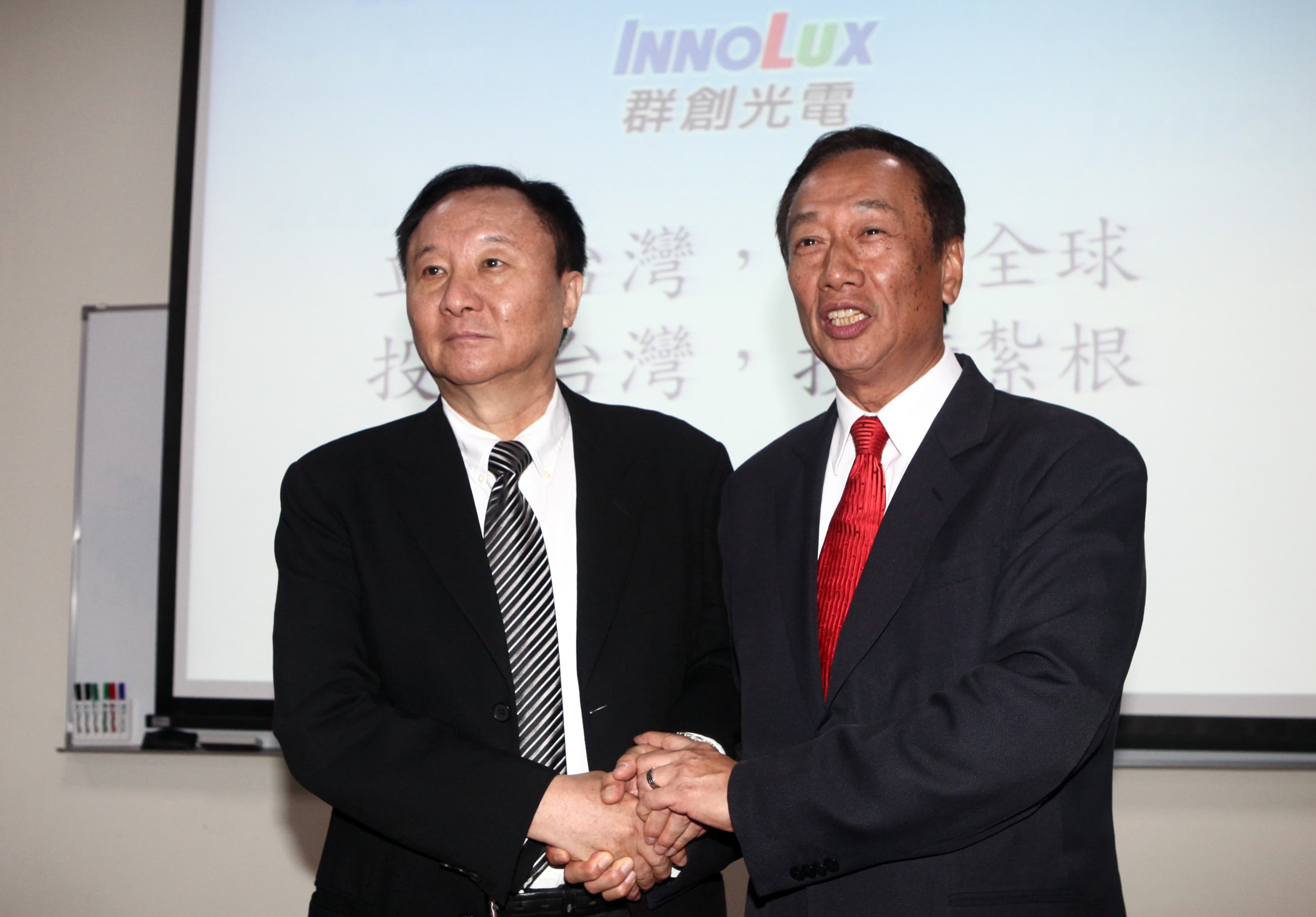 群創曾是郭台銘最重要的投資之一，前任董事長段行健更是他的愛將。圖為資料照片