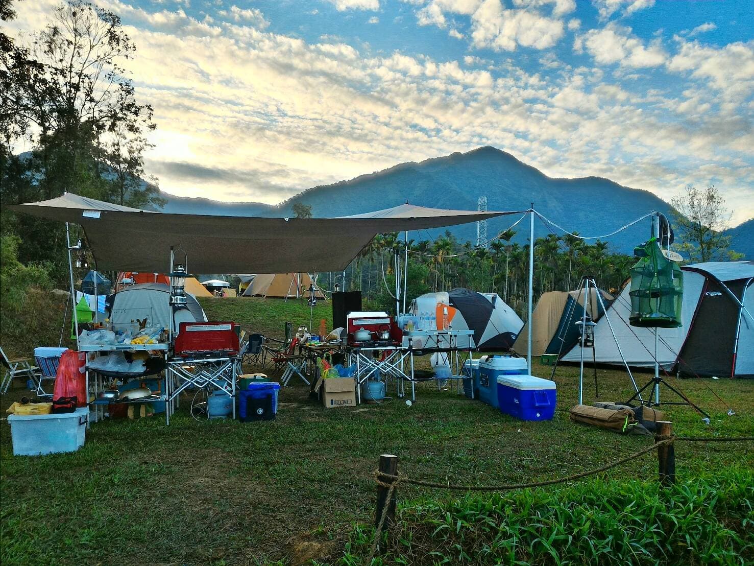 威廉莊園的佔地不小,但老闆兩人堅持只開放36個帳位,要讓露友享受寬敞靜謐的露營空間。