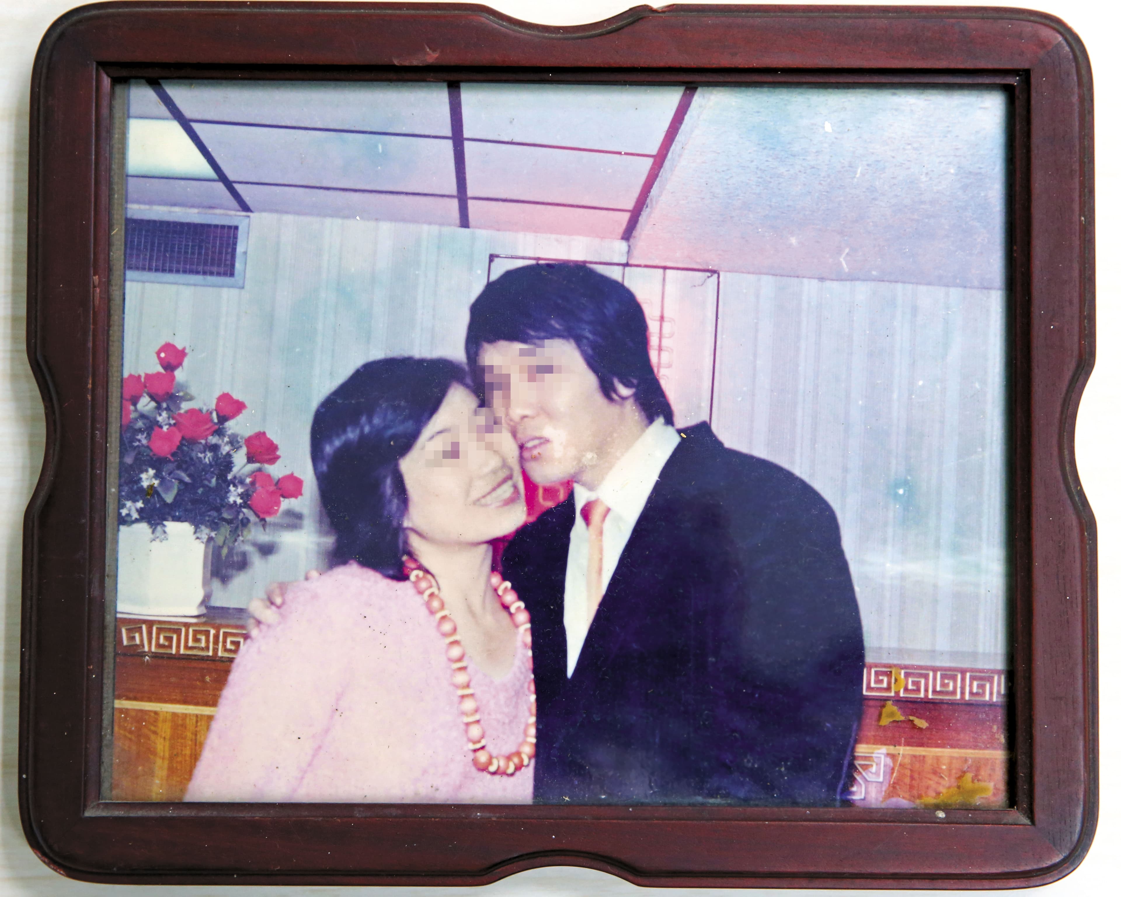文國士父母結婚時的照片。(文國士提供)