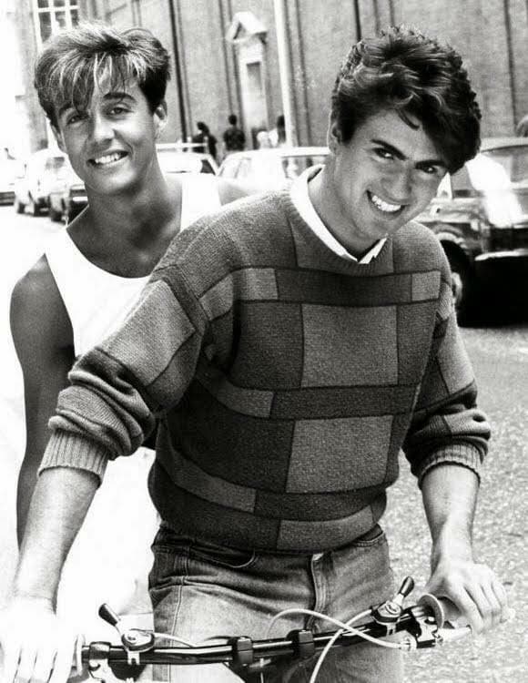 Wham!時期的喬治麥可(George Michael)。