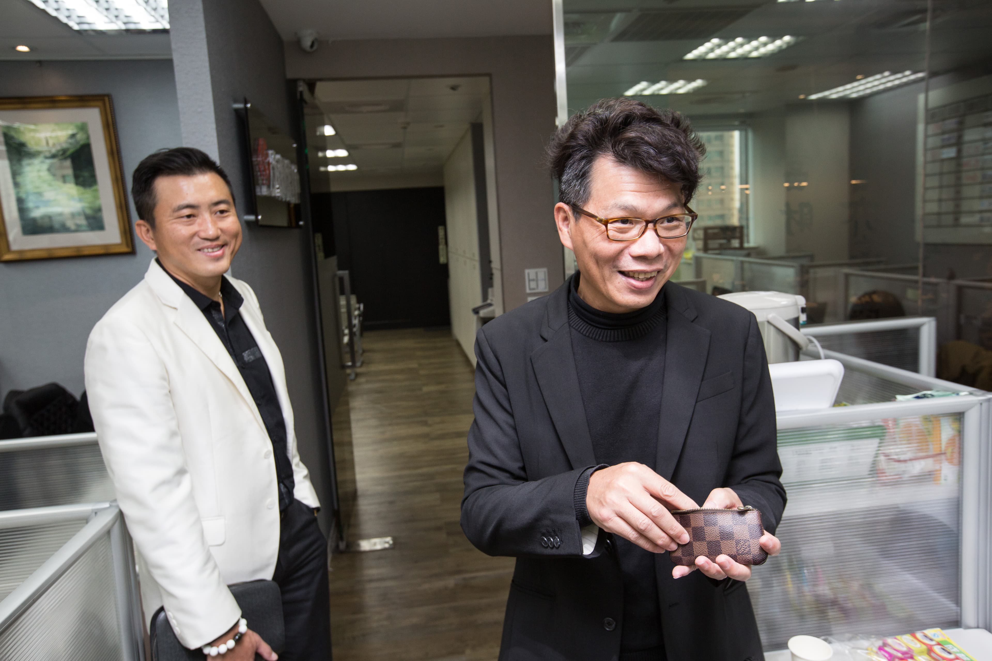 陳建慶（左）與李信忠（右）兩人交情好，從年輕共同創業至今。