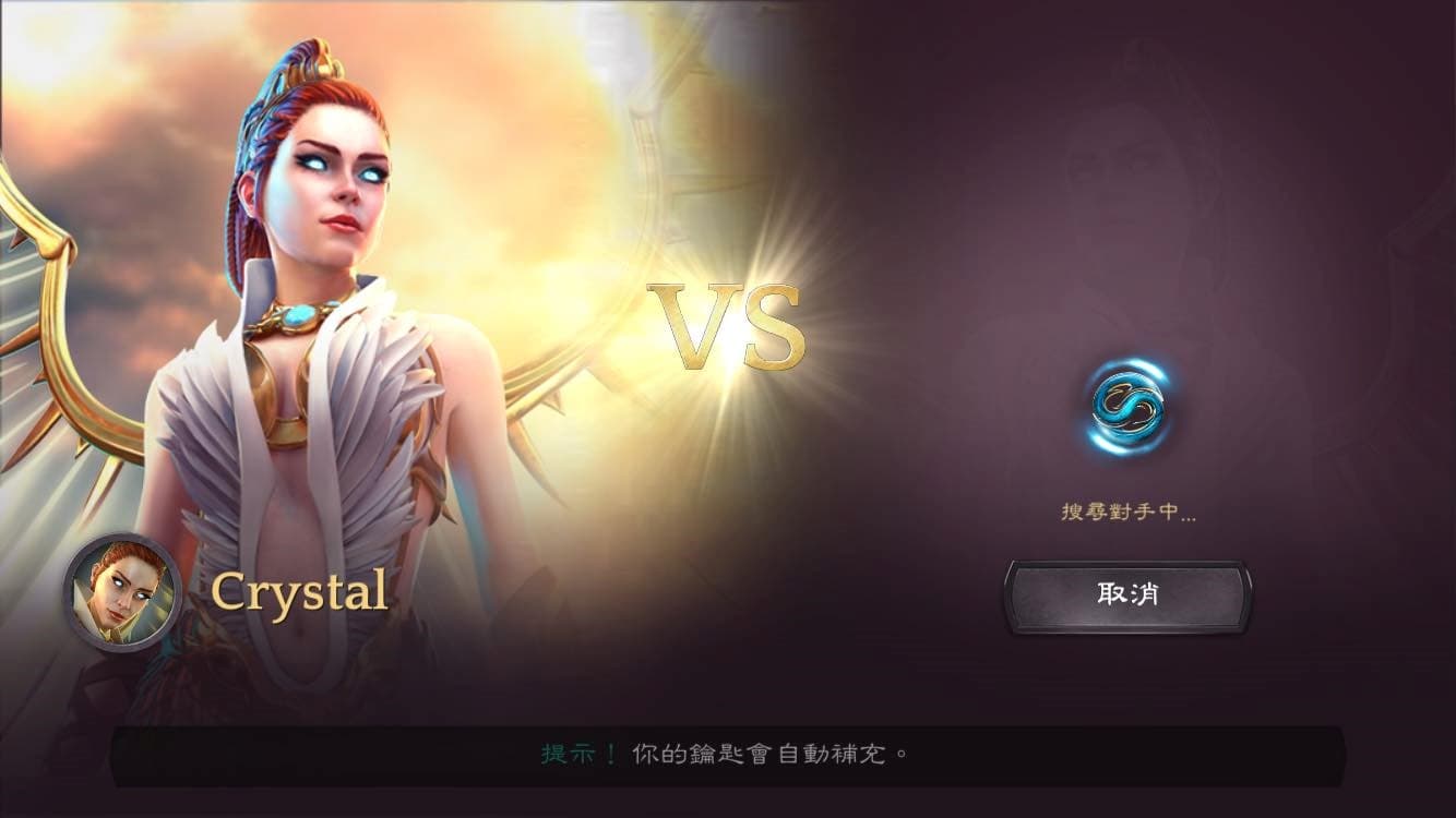 PvP 的配對等待畫面