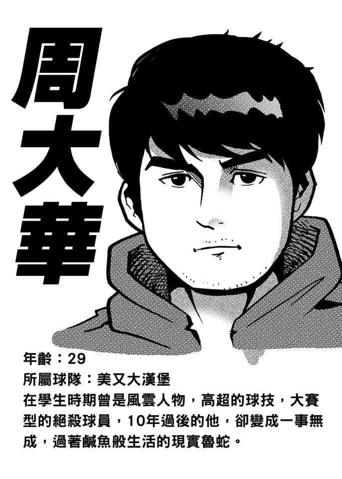 《宅男打籃球》的主角周大華(圖片提供/洪元建)