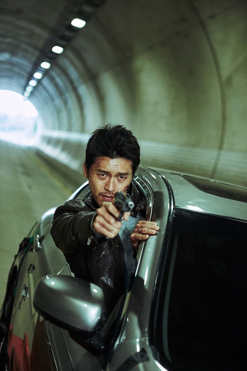 《機密同盟》中,炫彬親自演出飛車追逐場面。