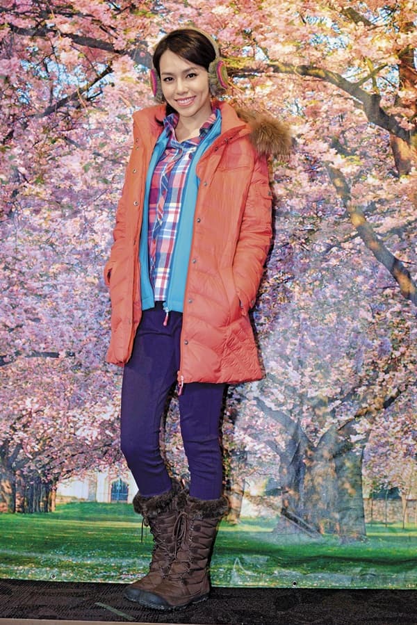 為了抓住年輕客群,山頂鳥邀女星夏于喬擔任品牌代言人。(山頂鳥提供)
