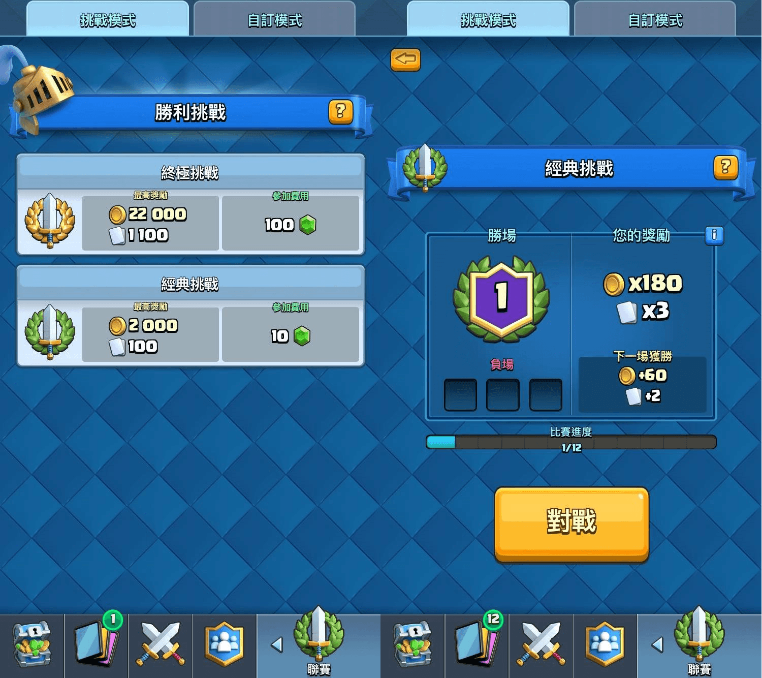 獲勝場次越多，獎勵就越豐富，但三次戰敗即結束