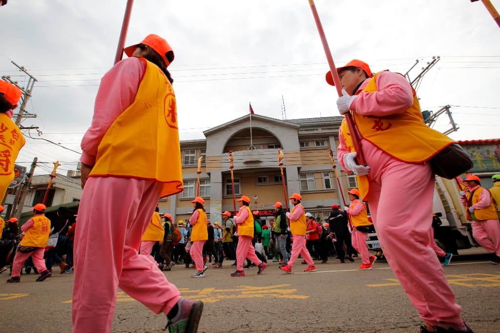白沙屯媽祖此行總共到5處派出所停駕。