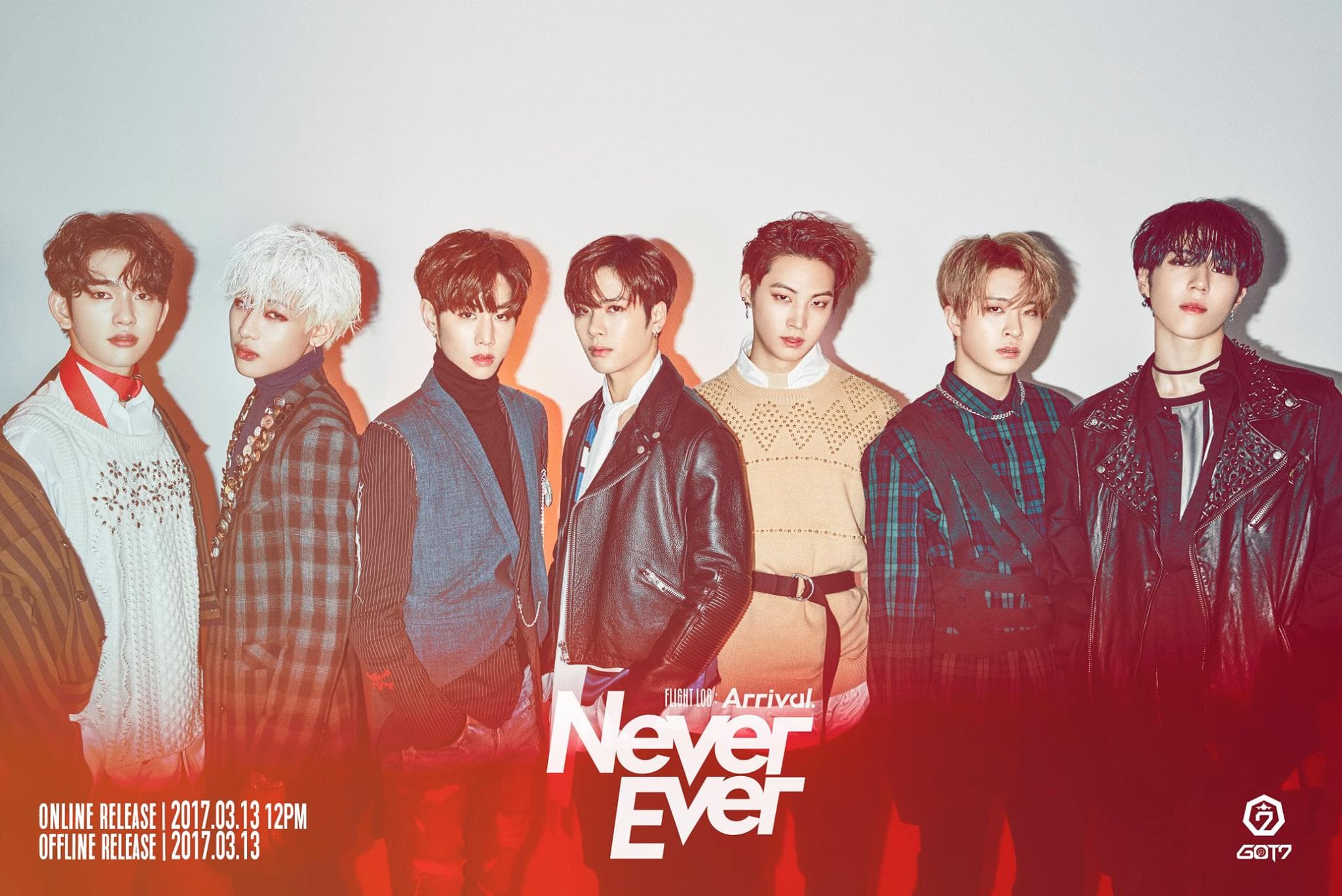 GOT7成員Jackson(中)傳身體不適,在粉絲見面會暈倒送醫。(翻攝自GOT7官方FB)