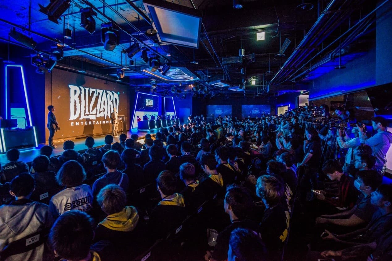 位於台北的暴雪電競館(圖片來源:Blizzard Estadium)