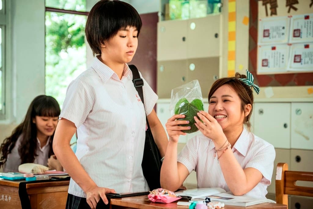 《通靈少女》收視旺，讓郭書瑤真的要請吃紅龜粿。（公視提供）