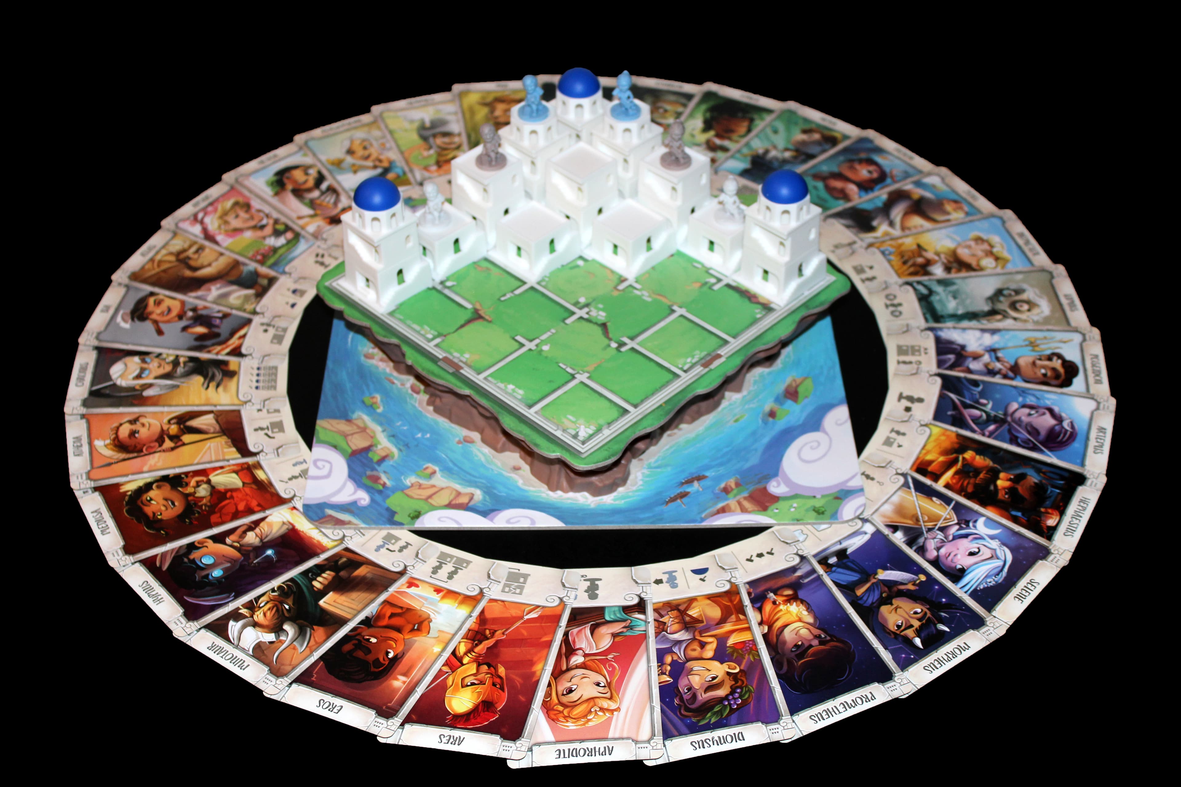 高達40位以上的神明和女神,遊戲耐玩度相當高(圖片來源:BGG)