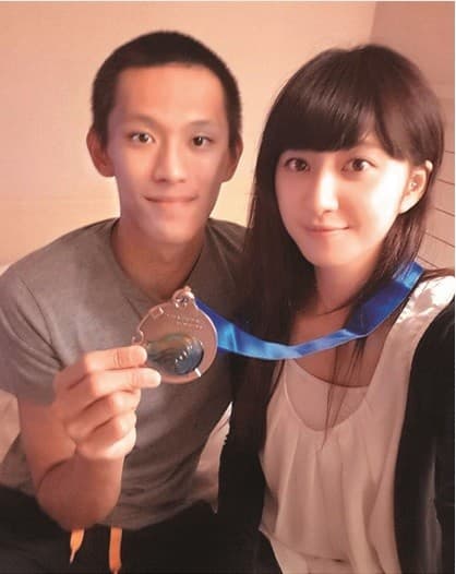 謝翔雅和SBL球星蕭順議曾交往,目前已和平協議分手。