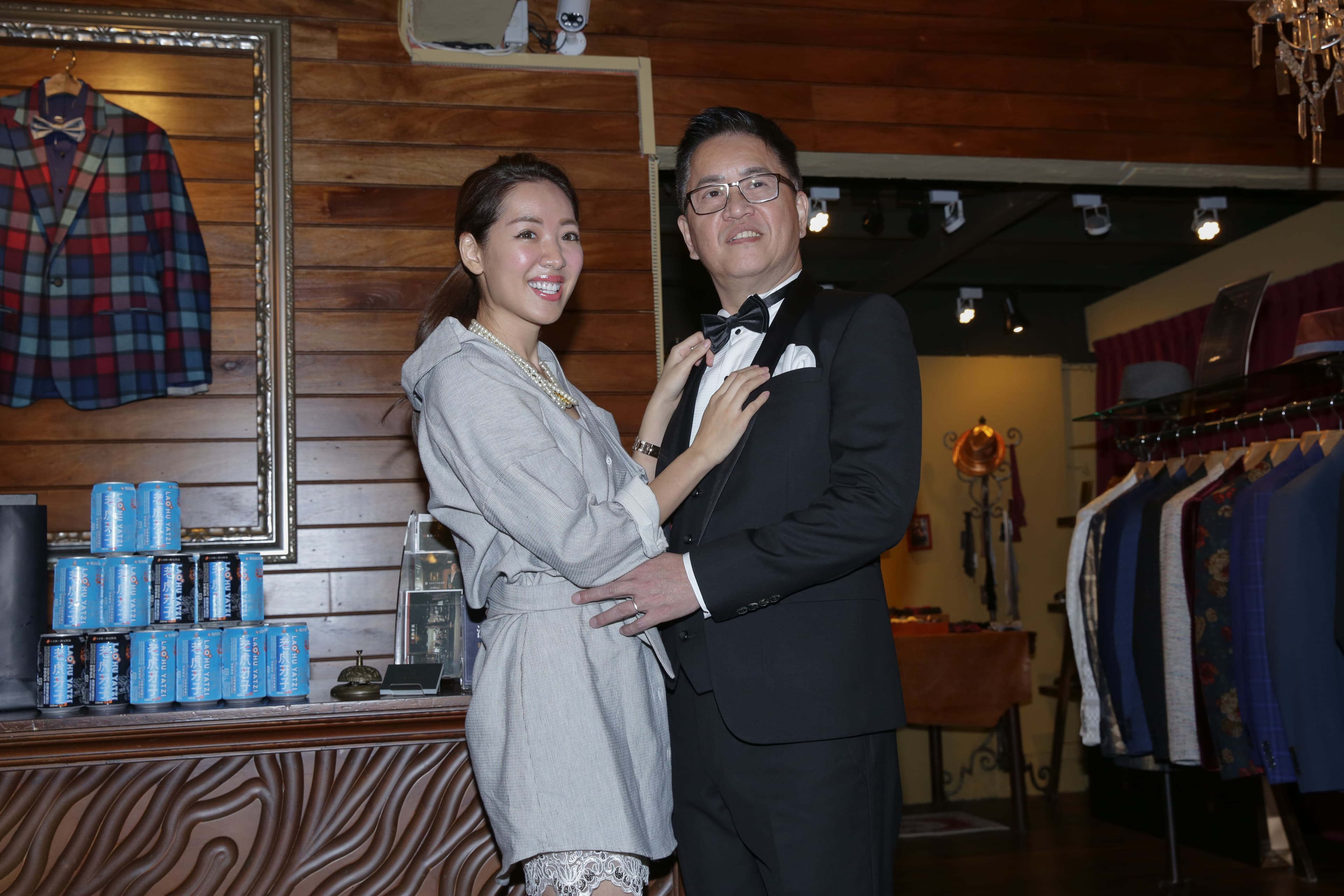 劉伊心去年宣布和老虎牙子CEO林志隆結婚,兩人公開合體。
