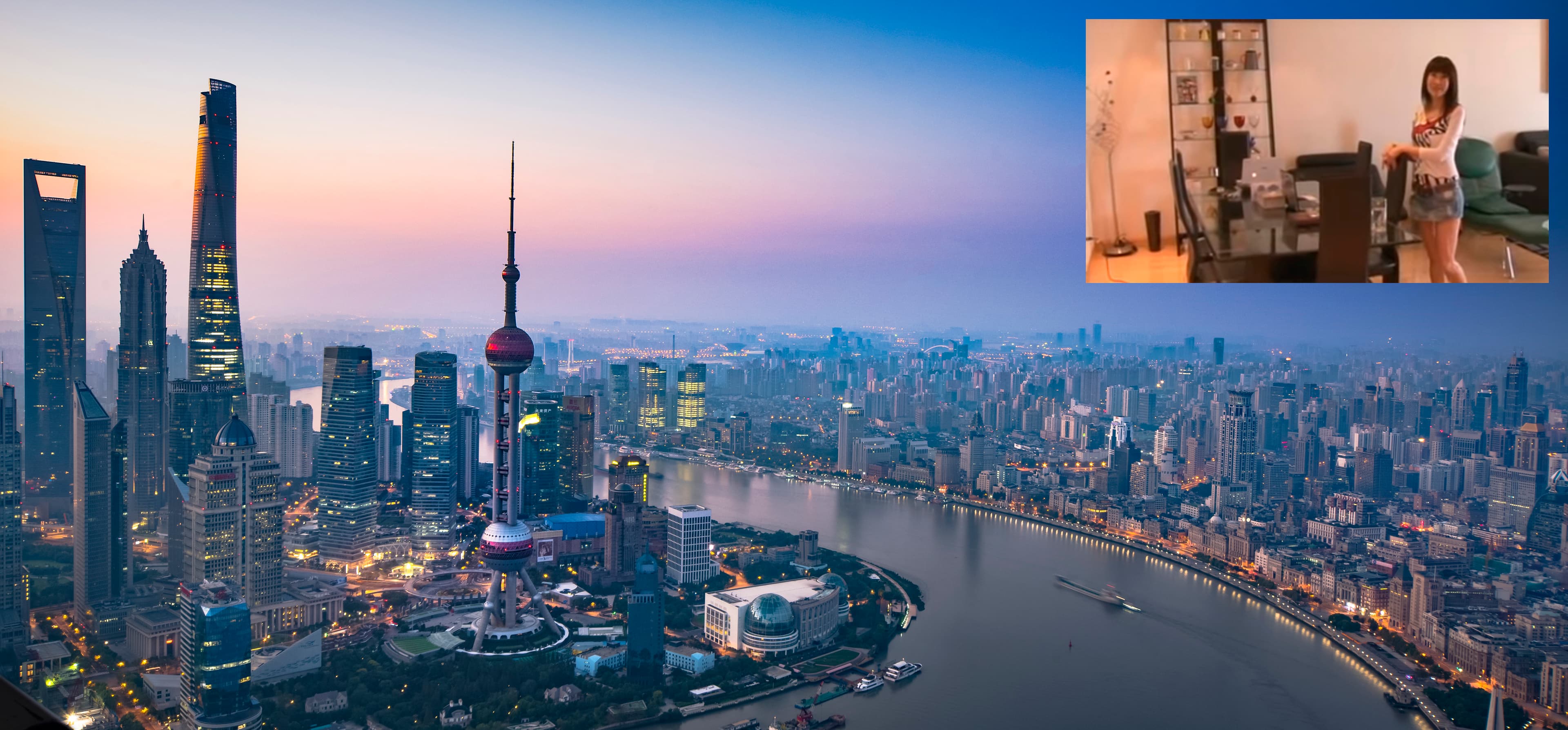 當上海浦東還是一片泥濘,羅霈穎就看好該區發展潛力,在江邊買下一戶位於49樓的豪宅。