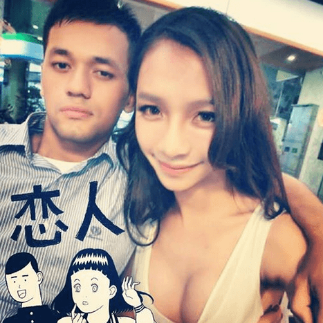 Kiwebaby跟前男友愛得正濃時,放閃放得很凶,但後來不了了之。(翻攝網路)