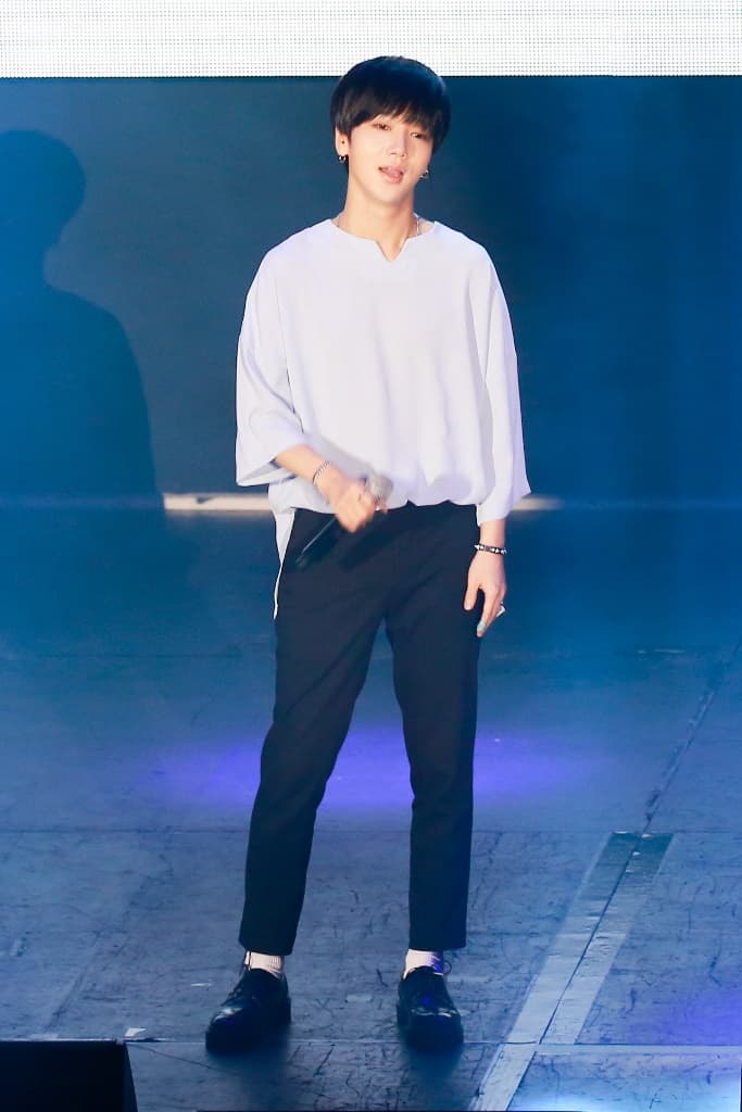 首次來台舉辦個人見面會,SJ藝聲除演唱新專輯歌曲,也與粉絲玩遊戲及聊天互動。