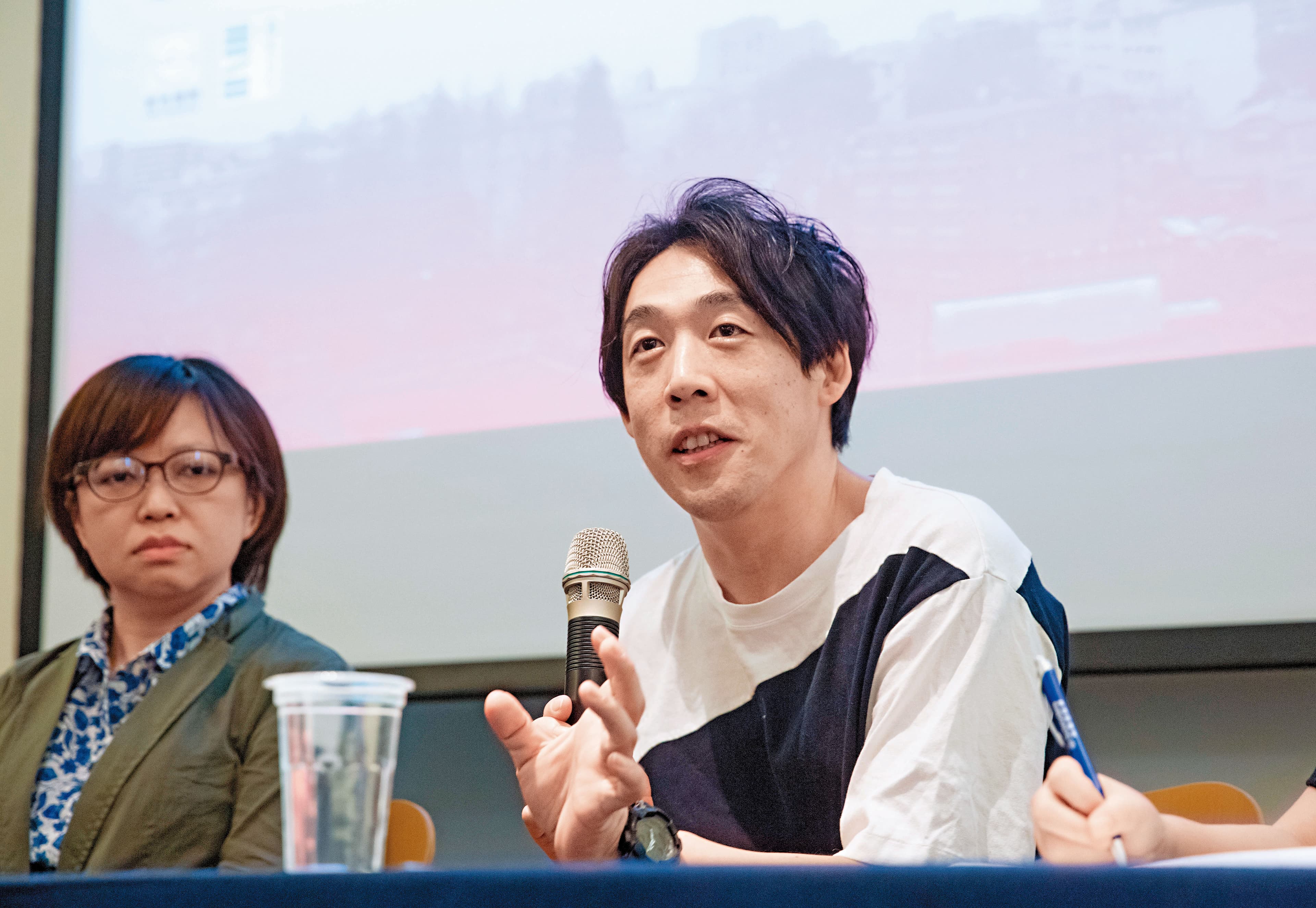 石川慶來台時出席座談會，與粉絲面對面暢談執導電影的心得。
