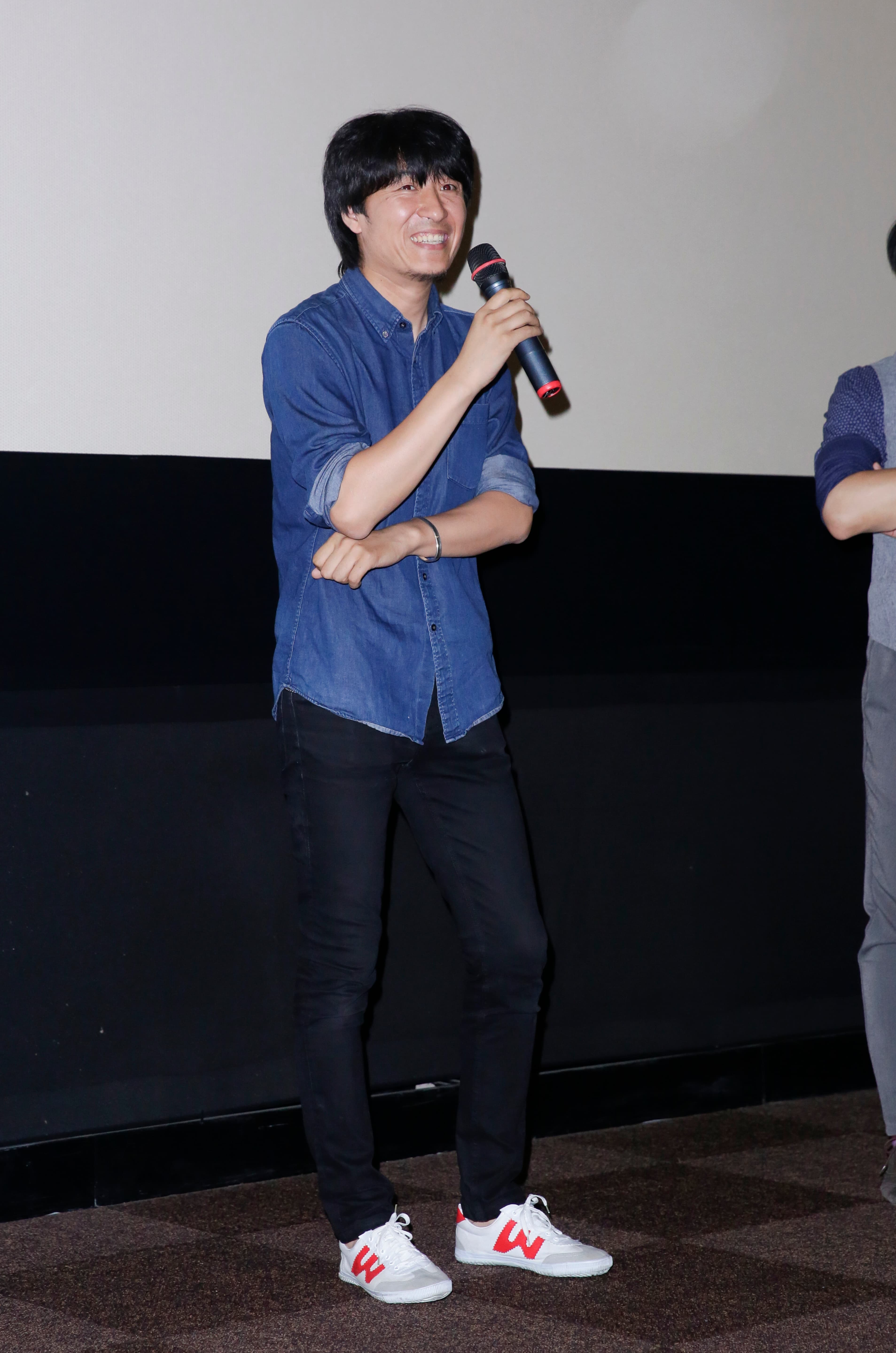 《八月》導演張大磊專程來台為電影上片宣傳,本身是音樂才子的他,第一部劇情長片就摘下金馬最大獎。