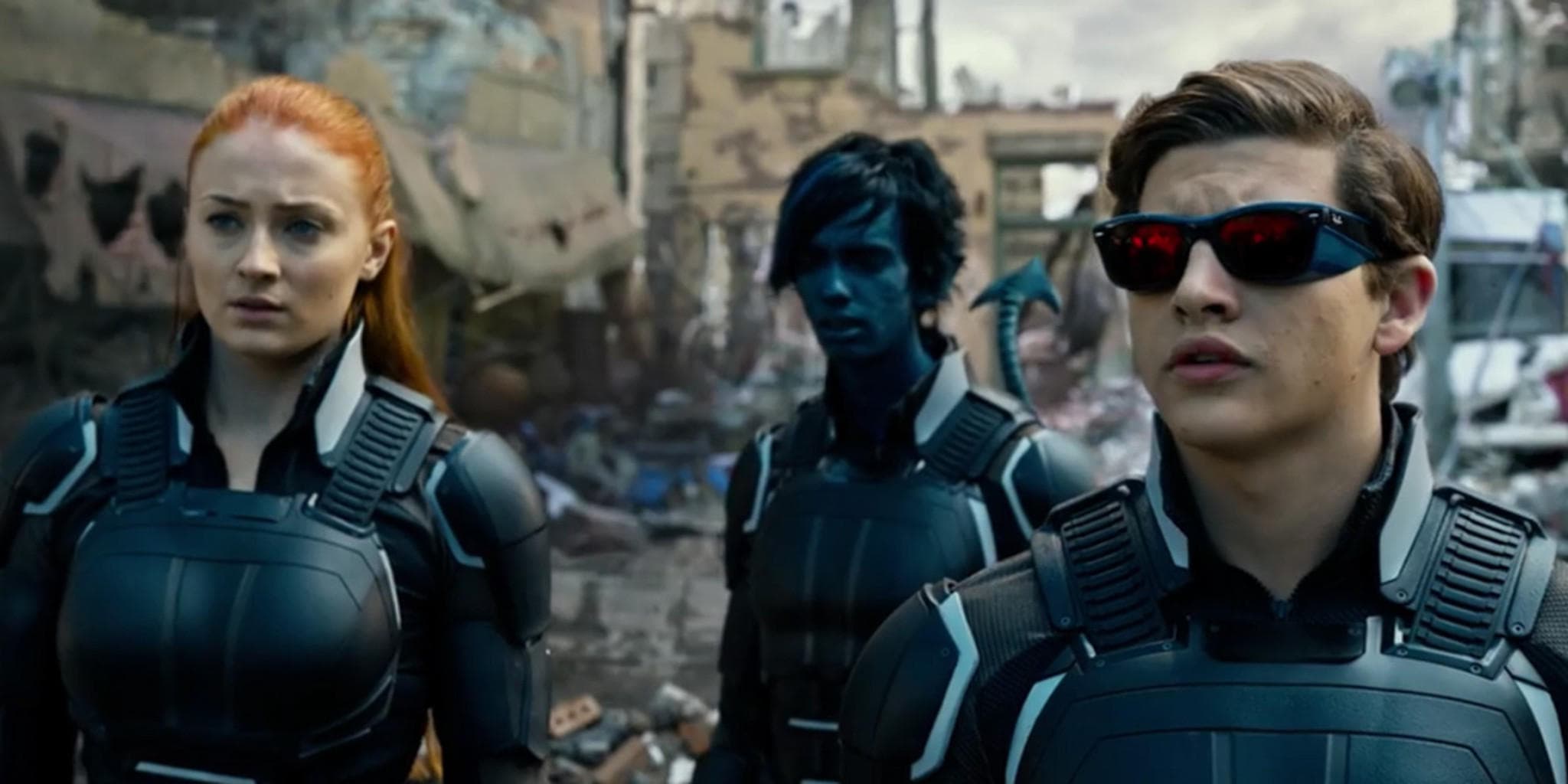 《Dark Phoenix》主要劇情將會集中在蘇菲透納飾演的琴葛雷黑化過程,《天啟》登場的藍惡魔和獨眼龍也會演出。(網路圖片)