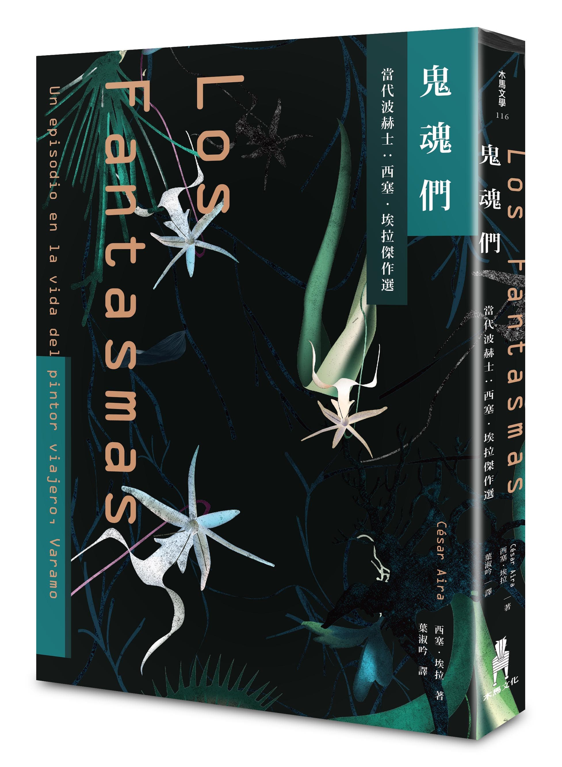 《鬼魂們──當代波赫士:西塞‧埃拉小說選》(Los Fantasmas,Un episodio en la vida del pintor viajero,Varamo),作者:César Aira,木馬文化出版。